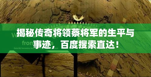 揭秘传奇将领蔡将军的生平与事迹，百度搜索直达！